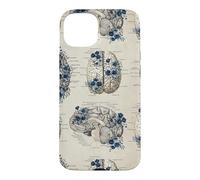 Anatomy Brain Vintage Textbook Diagrams Neuroscience Graphic Case for iPhone 15 Plus
