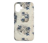 Anatomy Brain Vintage Textbook Diagrams Neuroscience Graphic Case for iPhone 16 Plus