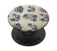 Anatomy Brain Vintage Textbook Diagrams Neuroscience Graphic PopSockets Adhesive PopGrip