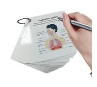 Anatomy Flash Cards, Nursing Student Learning Guide Card Set, Educational Tools for College, Classroom, School, Clinical Rotation, Exam Prep, Hospital, Men and Women Adults