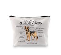 Anatomy German Shepherd Makeup Bag German Shepherd Owner Gift Dog Lovers German Shepherd Cosmetic Bag (German Shepherd 2uk)