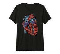 Anatomy Heart for Cardiology Doctors and Nurses Premium T-Shirt