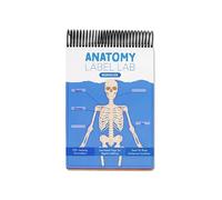 Anatomy Label Lab Workbook: 100 Full-Color Dry-Erase Pages with Human Anatomy Illustrations, Terms & Labels