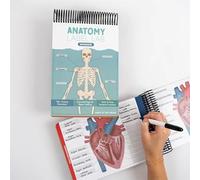 Anatomy Label Lab Workbook, Nurse Notebook，100+ Full-Color Dry-Erase Pages, Interactive Anatomy Illustrations for Medical School Students, Doctors, Nurses Anatomy Terms