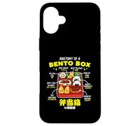Anatomy of a Bento Box Cute Kawaii Food Japanese Style Case for iPhone 16 Plus