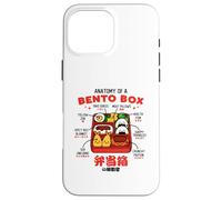 Anatomy of a Bento Box Cute Kawaii Food Japanese Style Case for iPhone 16 Pro Max