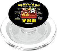 Anatomy of a Bento Box Cute Kawaii Food Japanese Style PopSockets PopGrip for MagSafe