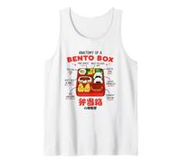 Anatomy of a Bento Box Cute Kawaii Food Japanese Style Tank Top