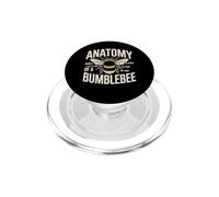 Anatomy Of A Bumblebee Funny Bee Illustration PopSockets PopGrip for MagSafe