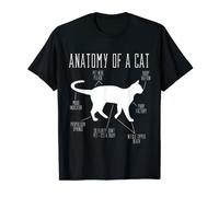 Anatomy of a Cat | Cat Lovers Tee T-Shirt
