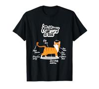 Anatomy of a Cat | Cute Orange Tabby Cat T-Shirt