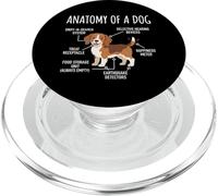 Anatomy Of A Dog Funny Dog Lover Humor Diagram PopSockets PopGrip for MagSafe