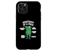 Anatomy Of A Frog Funny No Thoughts Chill Mode Case for iPhone 11 Pro