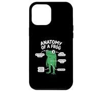 Anatomy Of A Frog Funny No Thoughts Chill Mode Case for iPhone 12 Pro Max