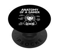 Anatomy Of A Gamer Reflex Loot Snack Focus PopSockets Adhesive PopGrip