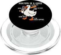 Anatomy Of A Goose Evil Eyes Chaos Humor PopSockets PopGrip for MagSafe
