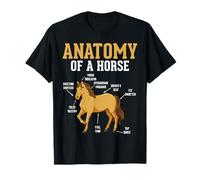 Anatomy of A Horse Funny Equestrian Neigh Horse Lovers T-Shirt