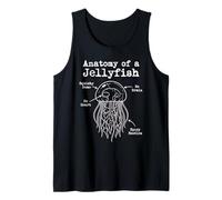 Anatomy of a Jellyfish Spicy Noodles Funny Marine Biology Tank Top