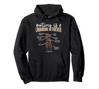 Anatomy Of A Labrador Retriever Pullover Hoodie