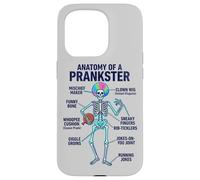 Anatomy of a Prankster Skeleton Funny Mischief Maker Case for iPhone 15 Pro