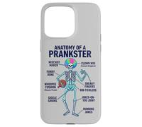 Anatomy of a Prankster Skeleton Funny Mischief Maker Case for iPhone 15 Pro Max