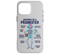 Anatomy of a Prankster Skeleton Funny Mischief Maker Case for iPhone 16 Pro Max