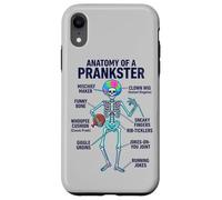 Anatomy of a Prankster Skeleton Funny Mischief Maker Case for iPhone XR