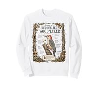Anatomy of a Red Bellied Woodpecker Birdwatching Birds Sweatshirt
