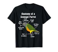 Anatomy of a Senegal Parrot T-Shirt