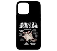 Anatomy Of A Sugar Glider Funny Cute Sugar Glider Lover Case for iPhone 13 Pro Max