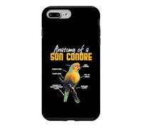 Anatomy of a Sun Conure - Funny Parrot Design Case for iPhone 7 Plus/8 Plus