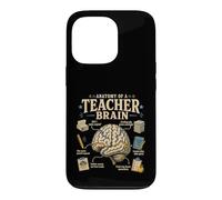 Anatomy of A Teacher Brain Funny Teaching Case for iPhone 13 Pro