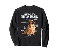 Anatomy Of A Tibetan Spaniel Sweatshirt