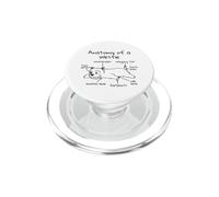 Anatomy of a Westie dog PopSockets PopGrip for MagSafe