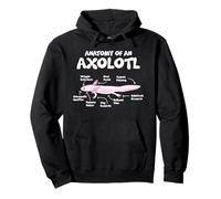 Anatomy of an Axolotl Axolotls Biology Science School Pullover Hoodie