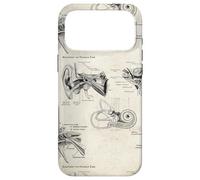 Anatomy of Human Ear Vintage Audiology Graphic Case for iPhone 17 Pro Max