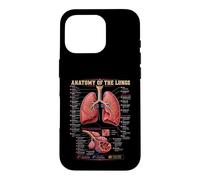 Anatomy of the Lungs Respiratory Biology Science Gifts Men Case for iPhone 16 Pro