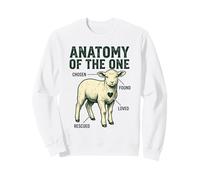 Anatomy Of The One Chosen Rescued Lamb Jesus Sweatshirt