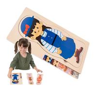 Anatomy Puzzle - Anatomy For Kids | Educational Interactive Detailed Jigsaw Play Set For Homeschool Kindergarten Classroom Lab Study Doctor Play