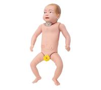 Anatomy Study Tools Human Body Model with Tracheostomy Care Practice, Detailed Anatomical Structure Figure Model for Physiology Study