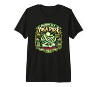 Anatomy Yoga Pose Practice Premium T-Shirt