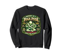 Anatomy Yoga Pose Practice Sweatshirt
