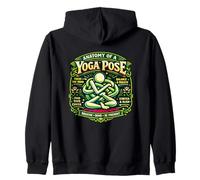 Anatomy Yoga Pose Practice Zip Hoodie