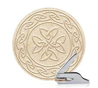 ANATTASOUL Book Embosser Personalized Ancient Patterns Pattern Book Stamp, Durable Library Stamp with Handle Set for Paper, Books, Envelopes, Invitation, Certificate, Gifts