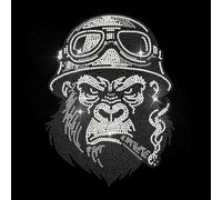 ANATTASOUL Gorilla Iron on Rhinestones for Clothes DIY Decor