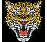 ANATTASOUL Leopard Iron on Rhinestones for Clothes DIY Decor
