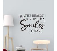 ANATTASOUL Wall Stickers Be The Reason Peel and Stick Wall Decals,Removable Art Decor for Bedroom，Living Room,Nursery，Playroom，Office,Bathroom,35.4 * 11.8 in