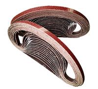 Anawakia Pack of 10 Sanding Belts 533 x 9 mm, Sanding Belt for Belt Sanders Sander and Sanding (80#)