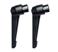 Anawakia Pack of 2 Adjustable Clamping Lever Handle Clamping Lever Thread Adjustable Handle Metal Machine Buttons Adjustable Fastening Handle (M8)