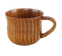 Anawakia Wood Coffee Mug Wooden Mug Tea Cup Jujube Wood Cup Wooden Cup Wooden Tea Set Cup Natural Wood Mug for Coffee Beer (170ml)